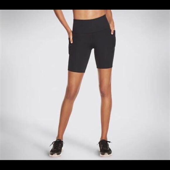 SKECHERS PERFORMANCE Womens GoFlex Pocket Bike Shorts Size XS Black - Picture 3 of 7